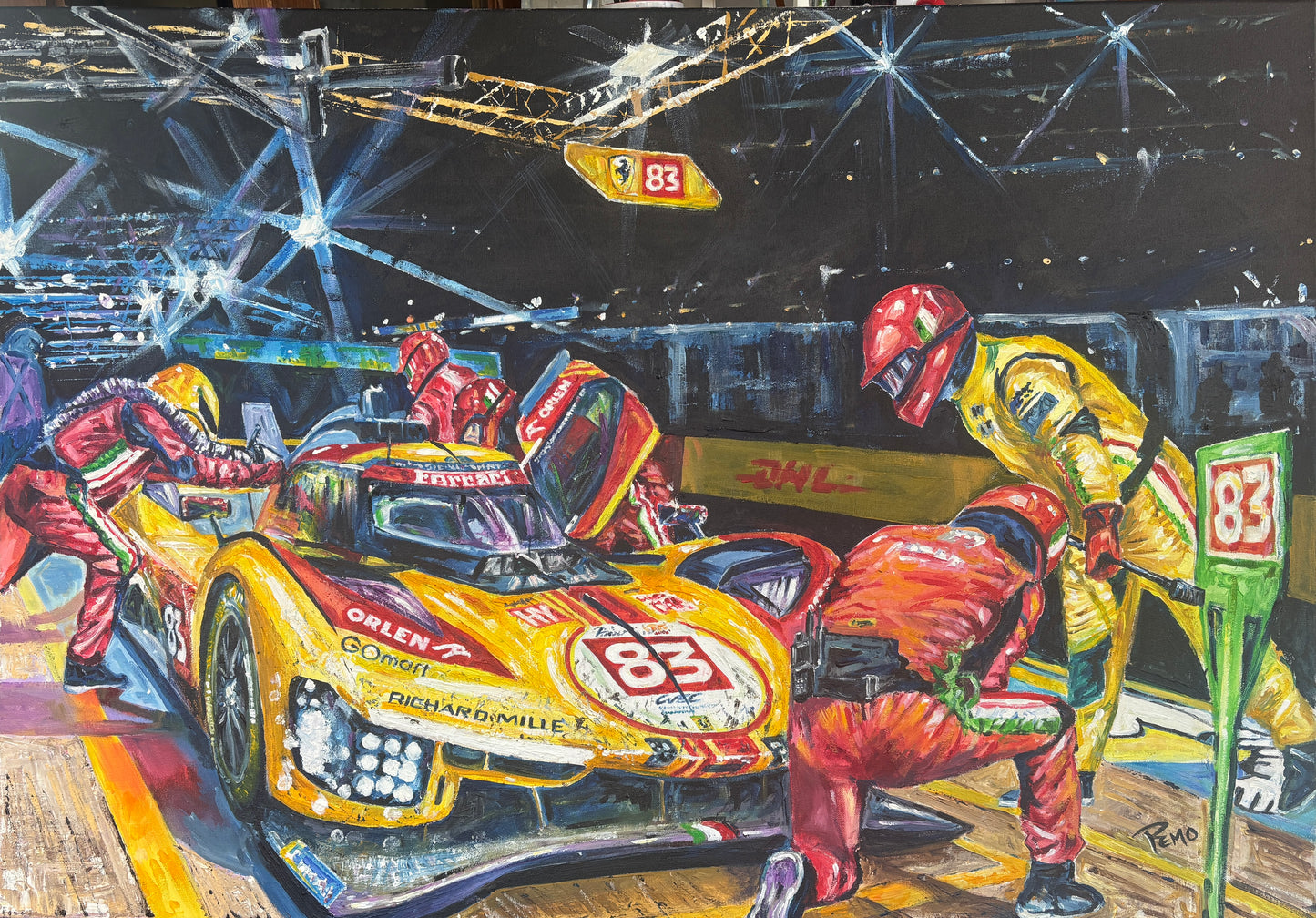 Kubica #83 Ferrari 499P wins Le Mans.