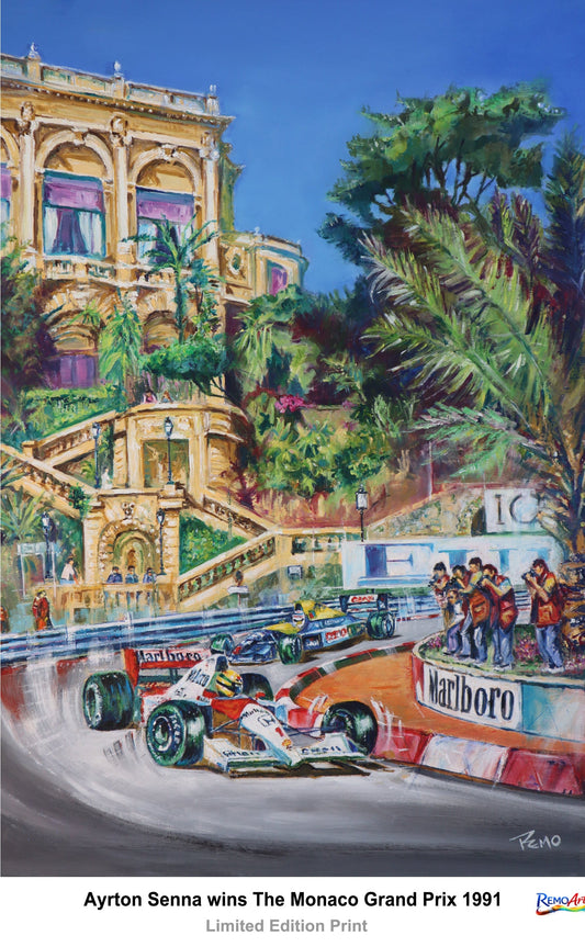 Ayrton Senna Monaco Grand Prix 1991