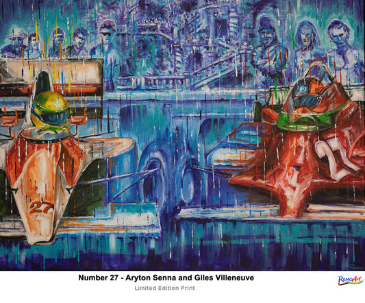 Number 27- Ayrton Senna and Giles Villeneuve