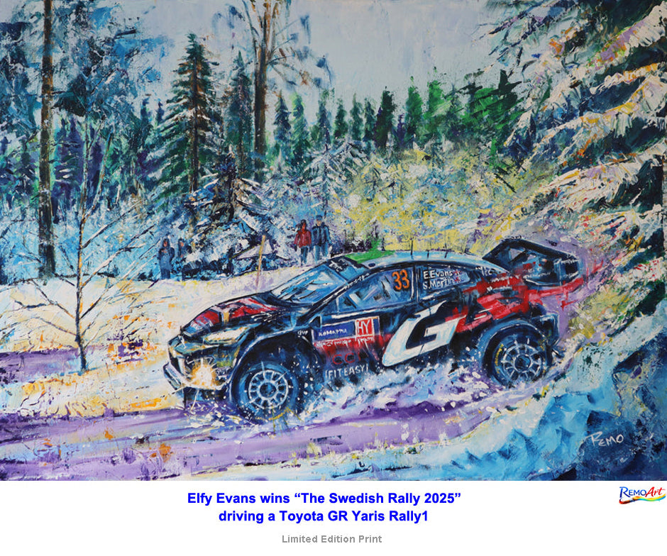Elfyn Evans wins The Swedish Rally 2025