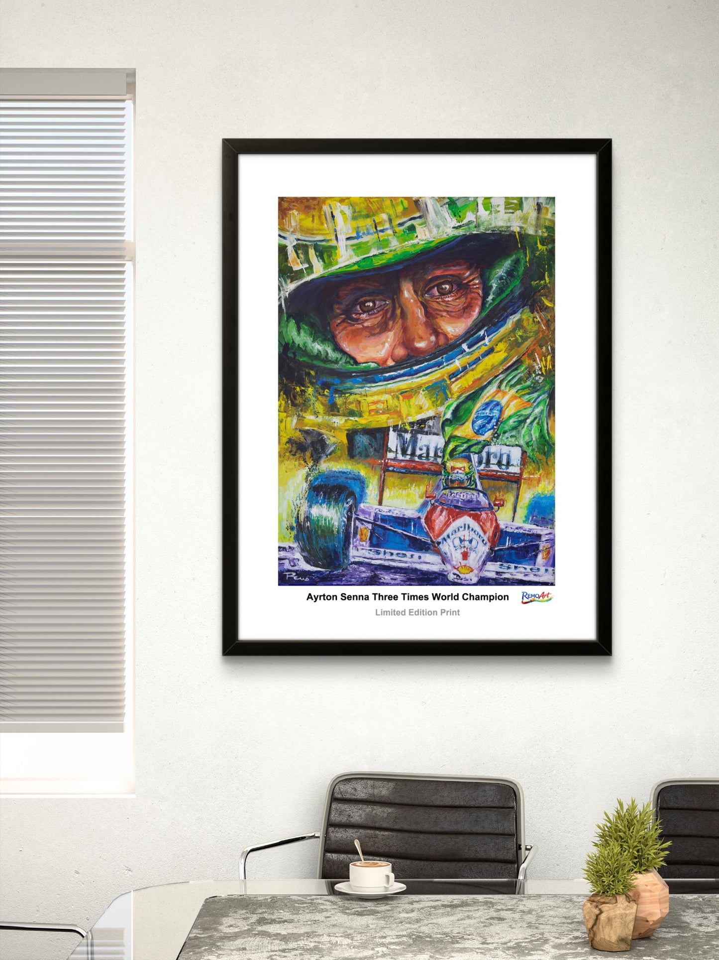 Ayrton Senna "Triple World Champion"