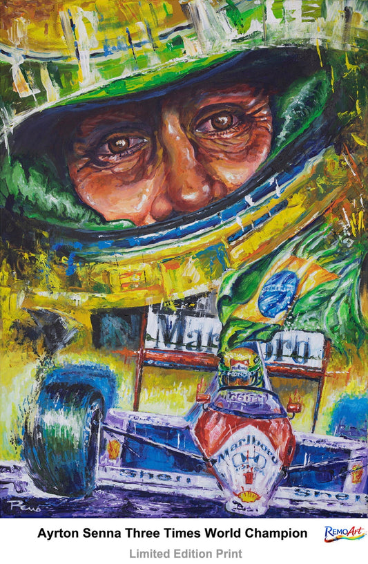 Ayrton Senna "Triple World Champion"