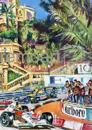 Ayrton Senna Monac Grand Prix 1991