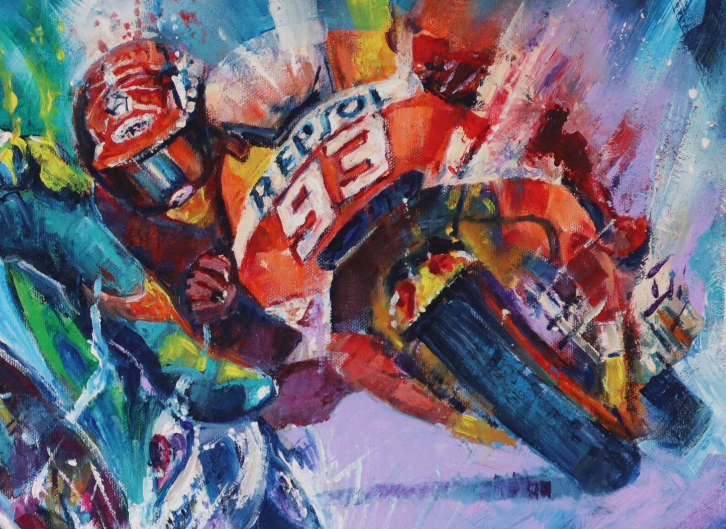 Valentino Rossi - Marc Marquez -Silverstone 2015