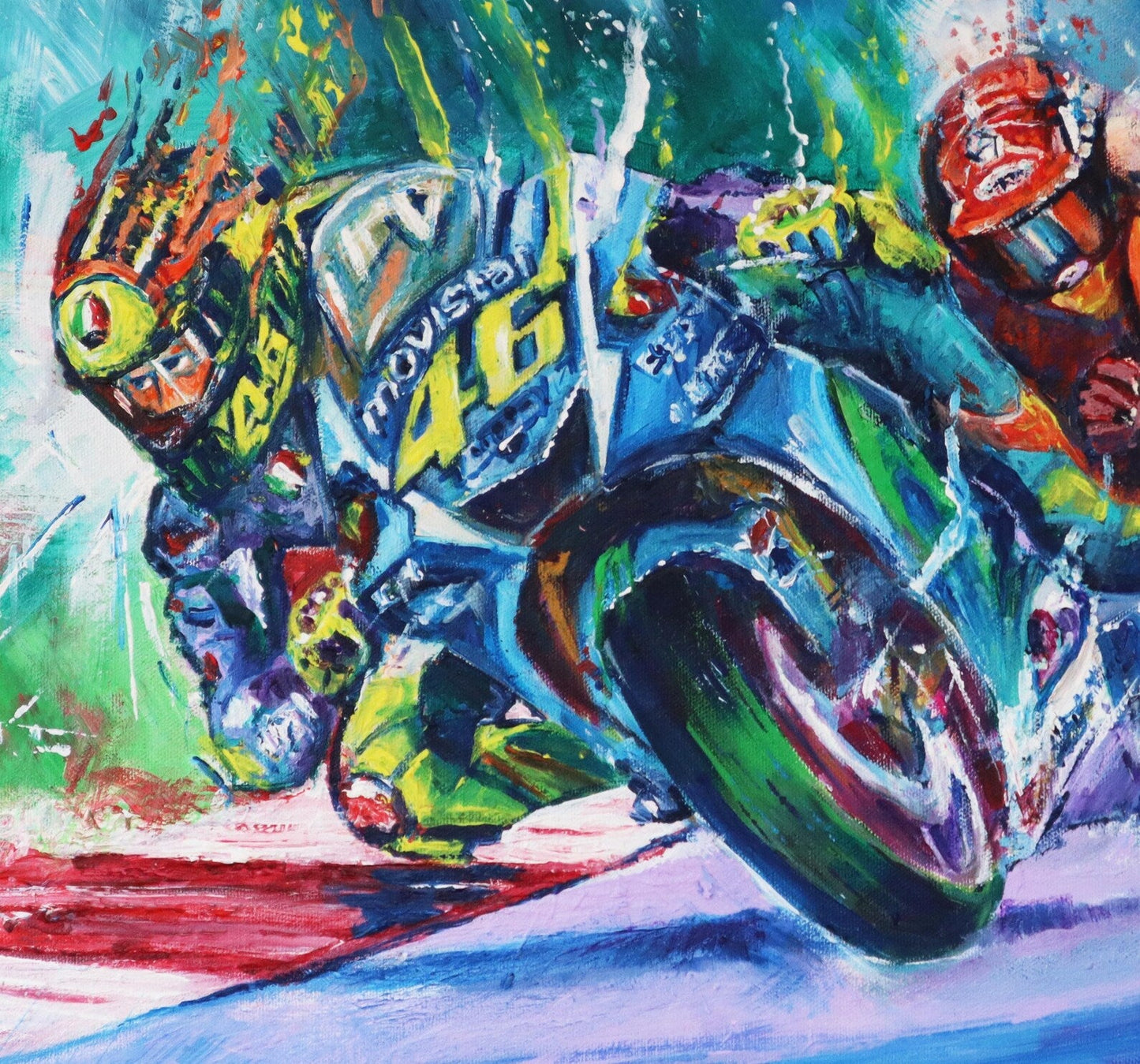Valentino Rossi - Marc Marquez -Silverstone 2015