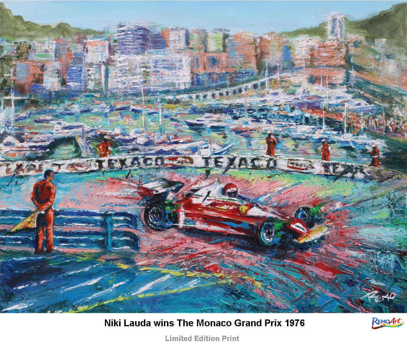 Niki Lauda wins The Monaco Grand Prix 1976