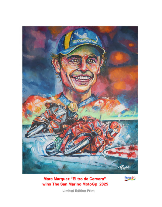 Marc Marquez - MotoGp print - poster Art